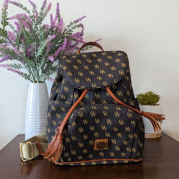 Dooney & Bourke Bags Dooney And Bourke Gretta Charcoal Backpack